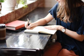 writing compelling content that stands out takes practice and discipline, carrying a journal helps